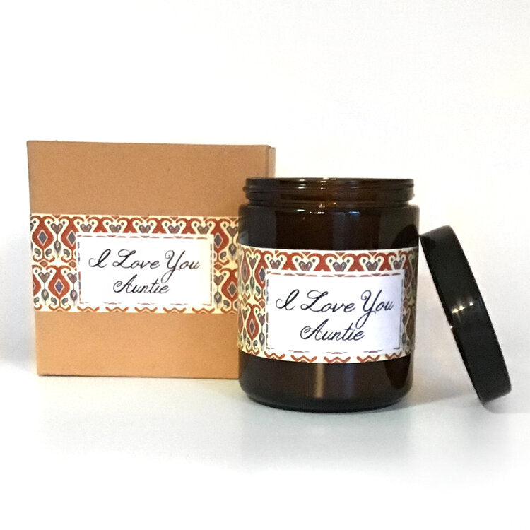 I Love You Auntie Citrus + Sage Scented Soy Wax Candle Main image