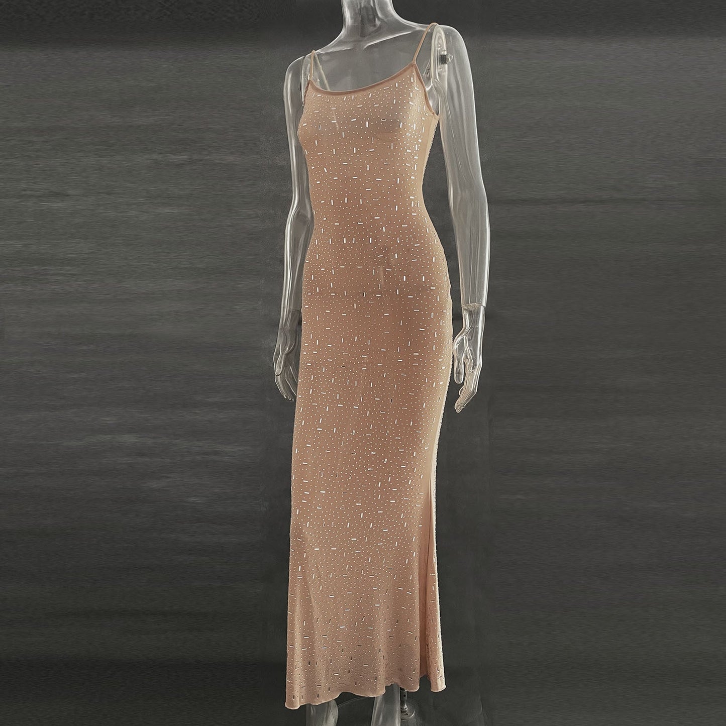 Best Women Clothes Light Diamond Sexy Sling Mermaid Dress