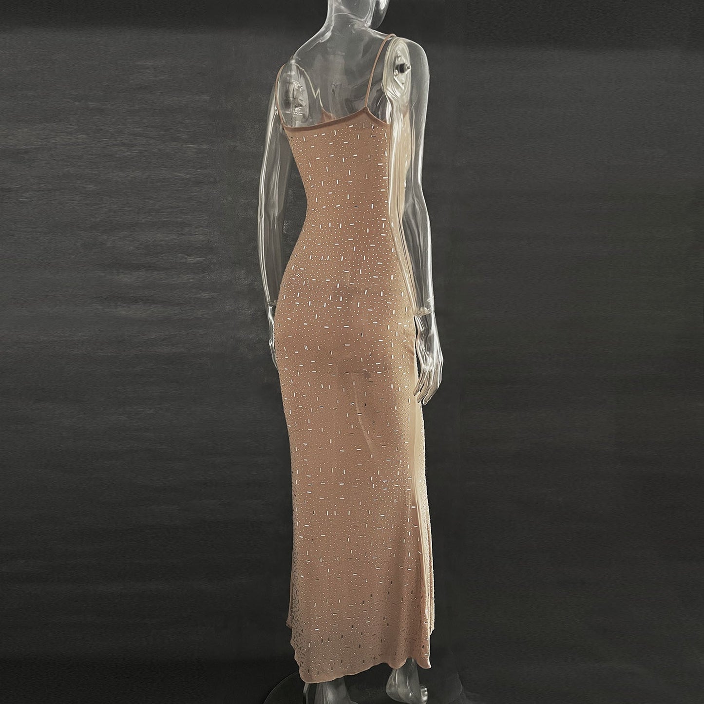 Best Women Clothes Light Diamond Sexy Sling Mermaid Dress