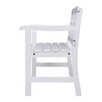 Gardeon Wooden Garden Bench 2 Seat Patio Furniture Timber Outdoor