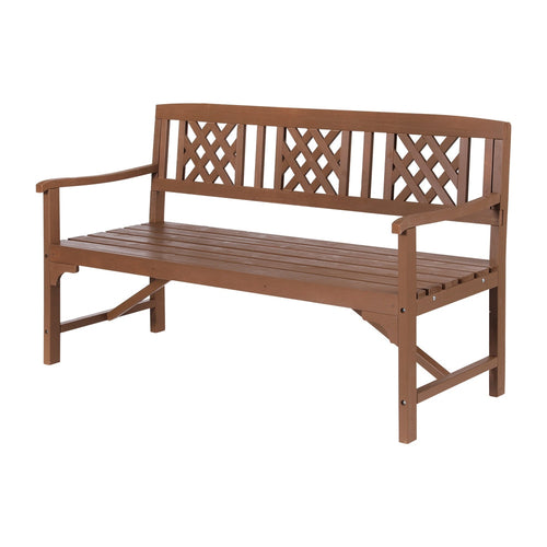 Gardeon Wooden Garden Bench 3 Seat Patio Furniture Timber Outdoor