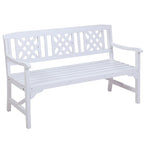 Gardeon Wooden Garden Bench 3 Seat Patio Furniture Timber Outdoor