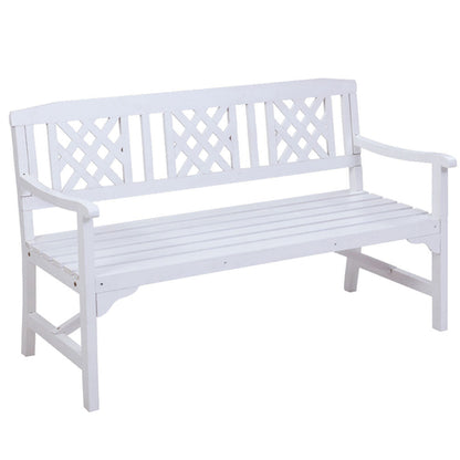 Gardeon Wooden Garden Bench 3 Seat Patio Furniture Timber Outdoor