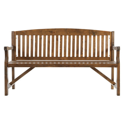 Gardeon Wooden Garden Bench Chair Natural Outdoor Furniture Décor