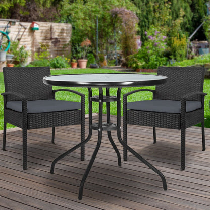 Gardeon Outdoor Furniture Dining Chairs Wicker Garden Patio Cushion