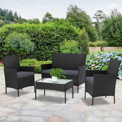 Gardeon Garden Furniture Outdoor Lounge Setting Wicker Sofa Patio