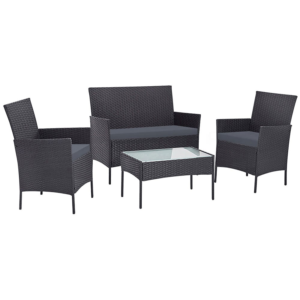 Gardeon Garden Furniture Outdoor Lounge Setting Wicker Sofa Patio Main image