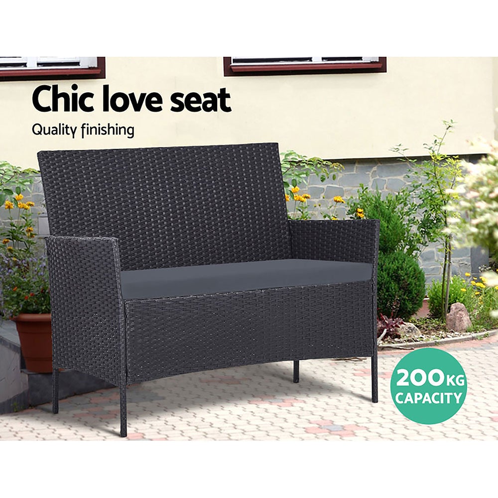 Gardeon Garden Furniture Outdoor Lounge Setting Wicker Sofa Patio