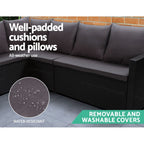 Gardeon Outdoor Furniture Dining Setting Sofa Set Wicker 9 Seater