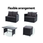 Gardeon Outdoor Furniture Dining Setting Sofa Set Wicker 9 Seater