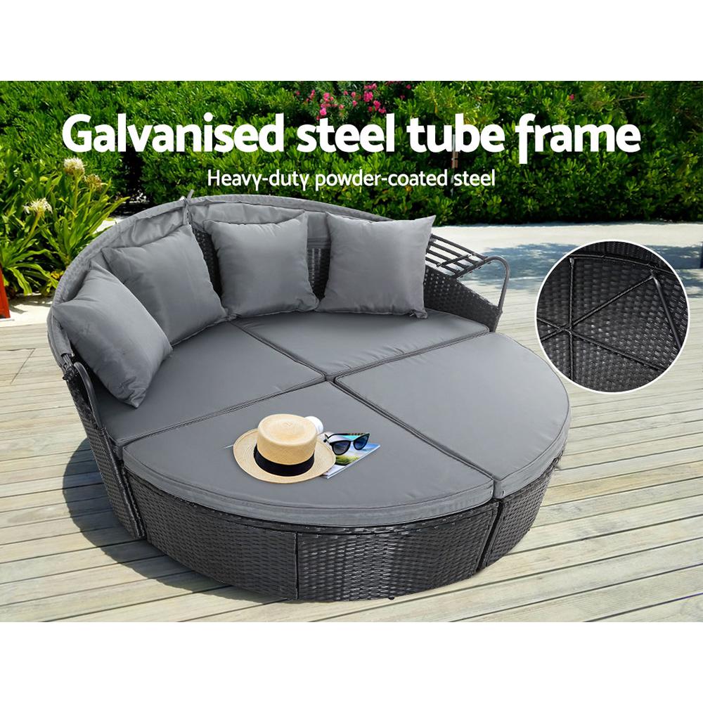 Gardeon Outdoor Lounge Setting Patio Furniture Sofa Wicker Garden