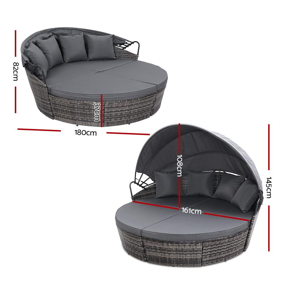 Gardeon Outdoor Lounge Setting Patio Furniture Sofa Wicker Garden Main image