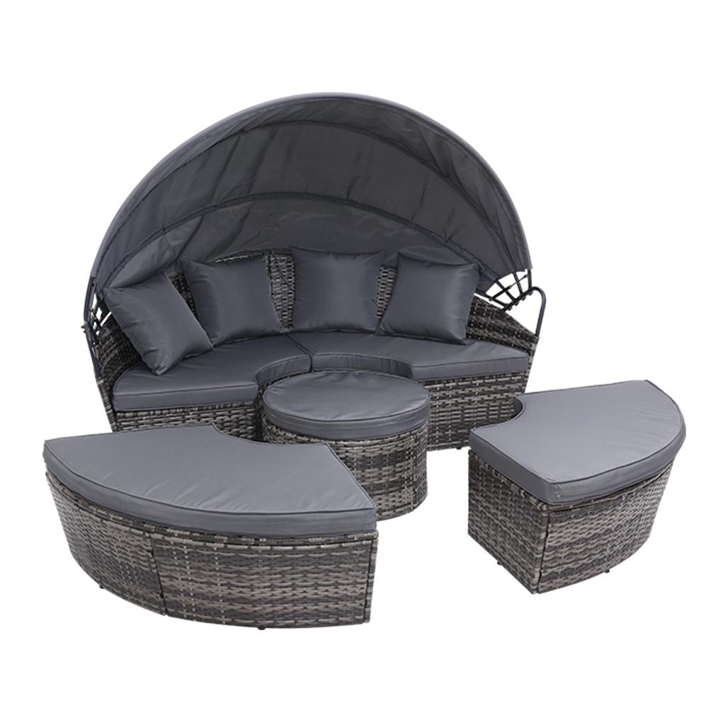 Gardeon Outdoor Lounge Setting Sofa Patio Furniture Wicker Garden Secondary image