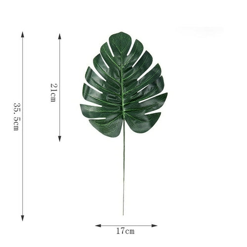 One Piece monstera artificial plants plastic tropical palm tree leaves