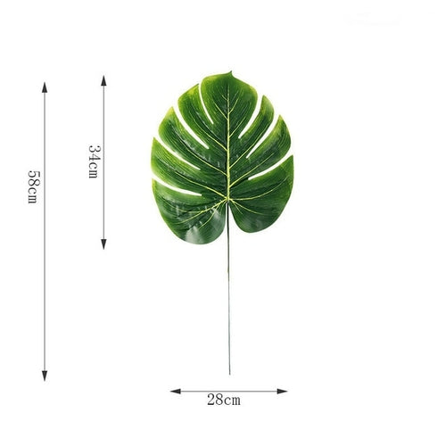 One Piece monstera artificial plants plastic tropical palm tree leaves