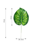 One Piece monstera artificial plants plastic tropical palm tree leaves