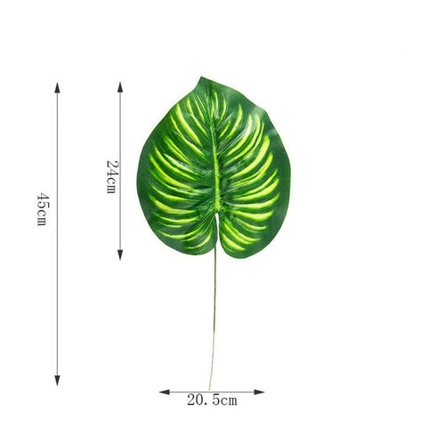 One Piece monstera artificial plants plastic tropical palm tree leaves