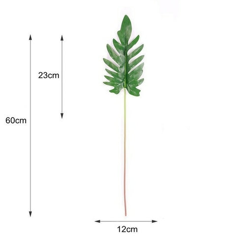 One Piece monstera artificial plants plastic tropical palm tree leaves