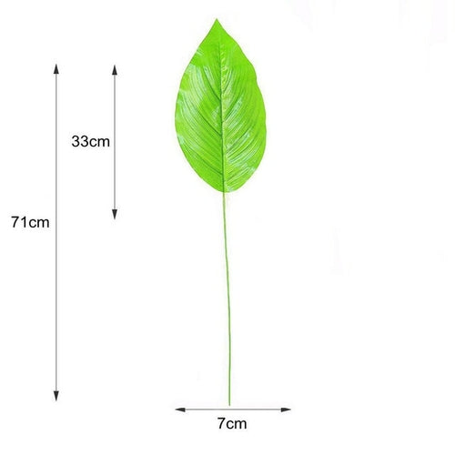 One Piece monstera artificial plants plastic tropical palm tree leaves