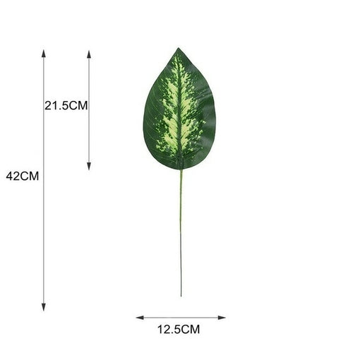 One Piece monstera artificial plants plastic tropical palm tree leaves