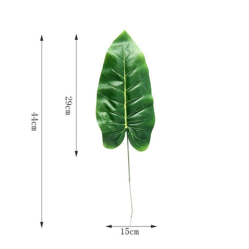 One Piece monstera artificial plants plastic tropical palm tree leaves