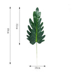 One Piece monstera artificial plants plastic tropical palm tree leaves