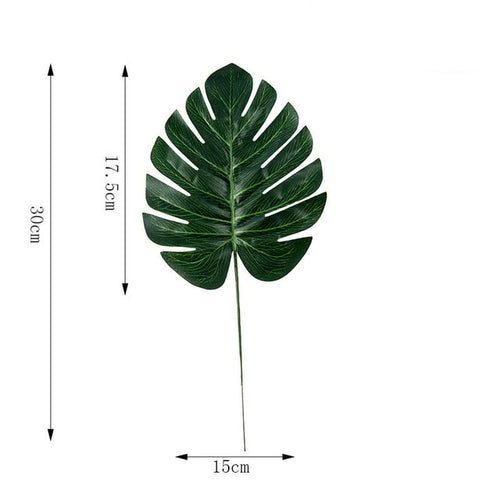 One Piece monstera artificial plants plastic tropical palm tree leaves