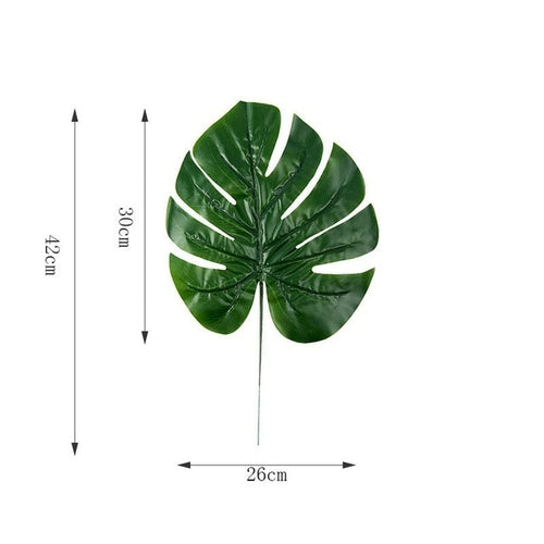 One Piece monstera artificial plants plastic tropical palm tree leaves