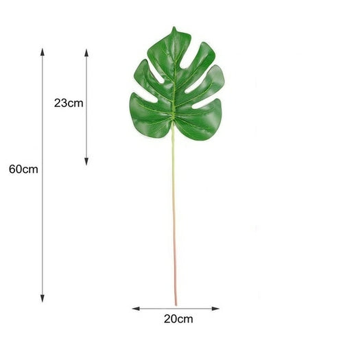 One Piece monstera artificial plants plastic tropical palm tree leaves