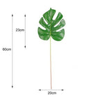 One Piece monstera artificial plants plastic tropical palm tree leaves