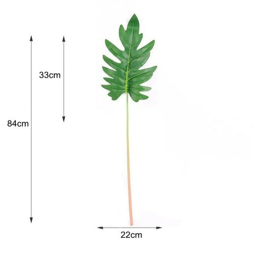 One Piece monstera artificial plants plastic tropical palm tree leaves