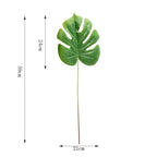 One Piece monstera artificial plants plastic tropical palm tree leaves