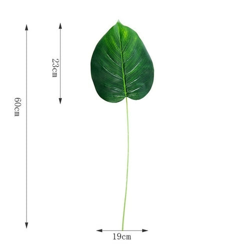 One Piece monstera artificial plants plastic tropical palm tree leaves