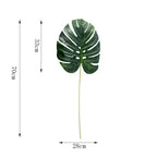 One Piece monstera artificial plants plastic tropical palm tree leaves