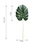 One Piece monstera artificial plants plastic tropical palm tree leaves
