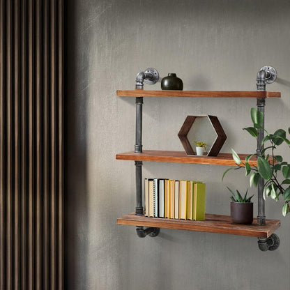 Artiss Display Shelves Wall Brackets Bookshelf Industrial DIY Pipe