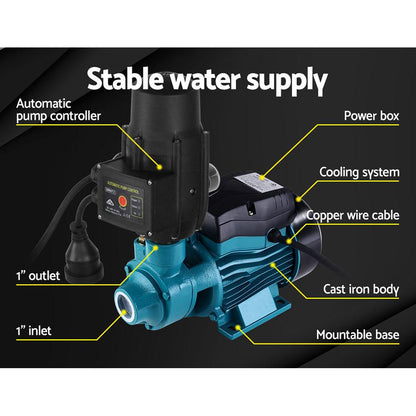Auto Peripheral Water Pump Electric Clean Garden Farm Rain Tank