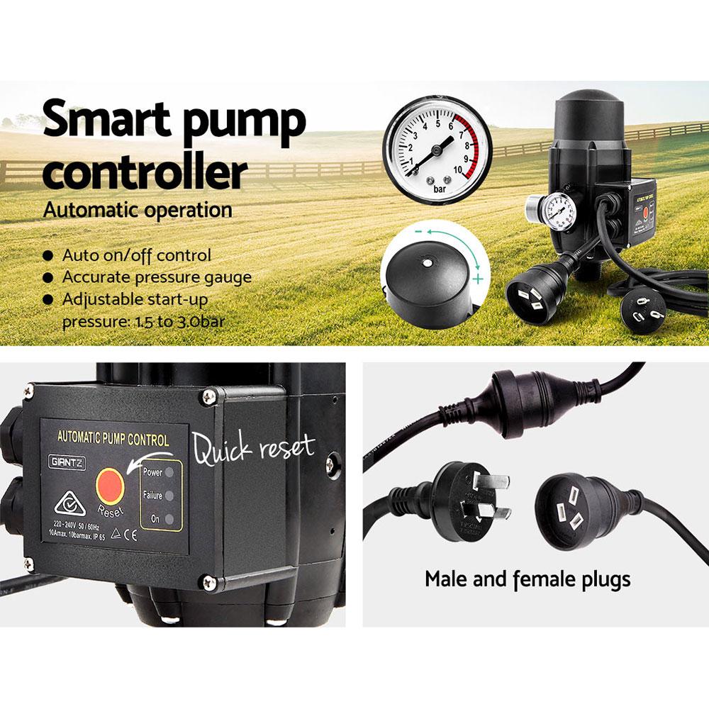 Giantz Auto Peripheral Pump Clean Water Garden Farm Rain Tank