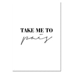 Paris Landscape Canvas Art Posters Prints