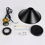 Black and gold Pendant light 3 Pack E27 ~3567