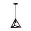 Black triangle metal wire frame lamp Light wire cage Lampshade~1175