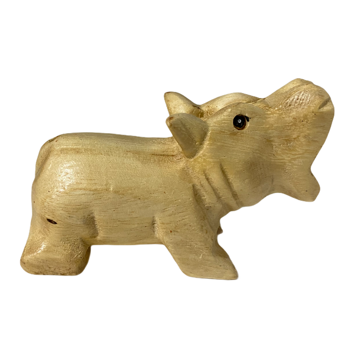 Wooden Musical Whistle Hippo Percussion Instrument