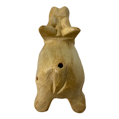 Wooden Musical Whistle Hippo Percussion Instrument