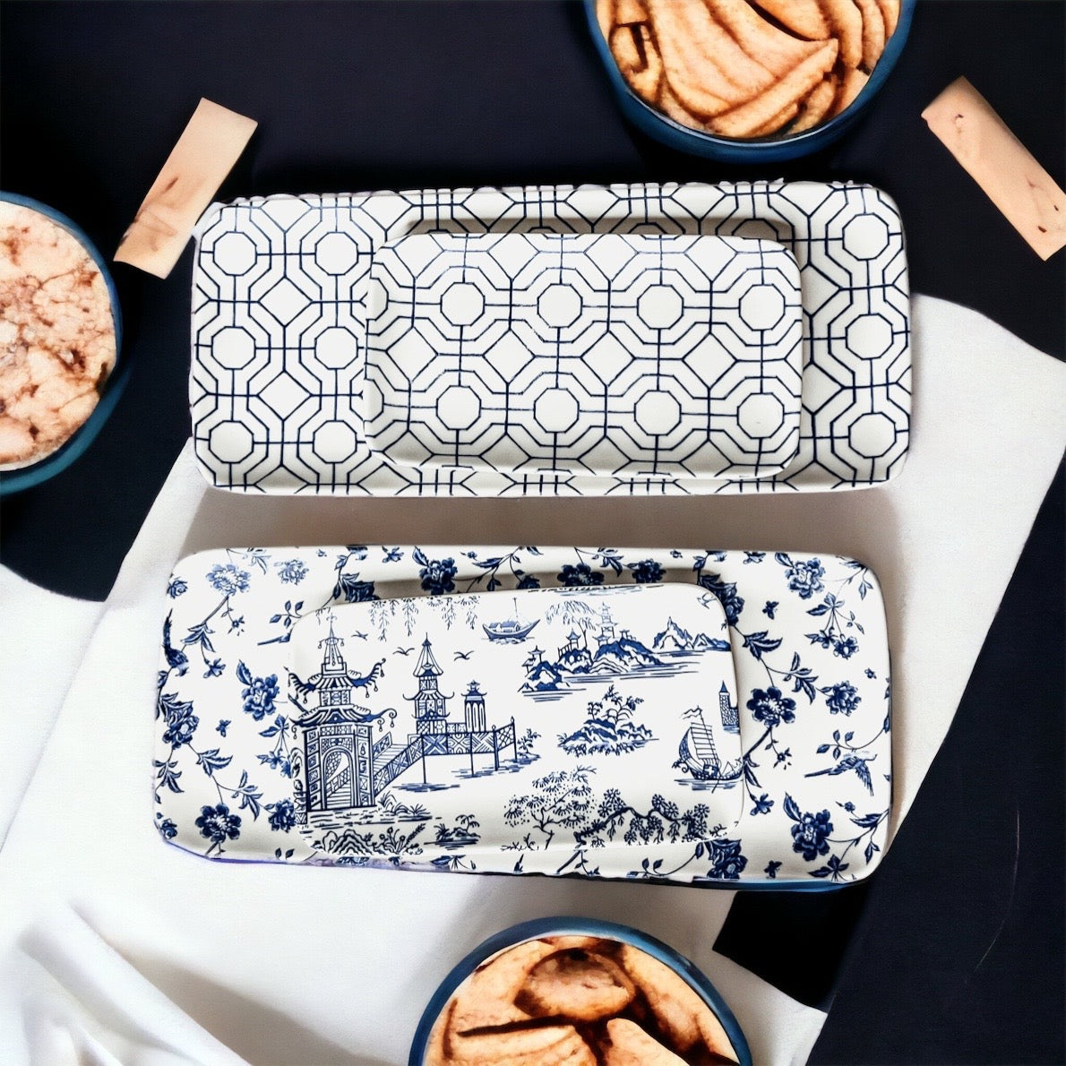 Chinoiserie Serving Set 4pc Main image