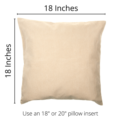 Grapevine Egg Wreath Pillow Cover