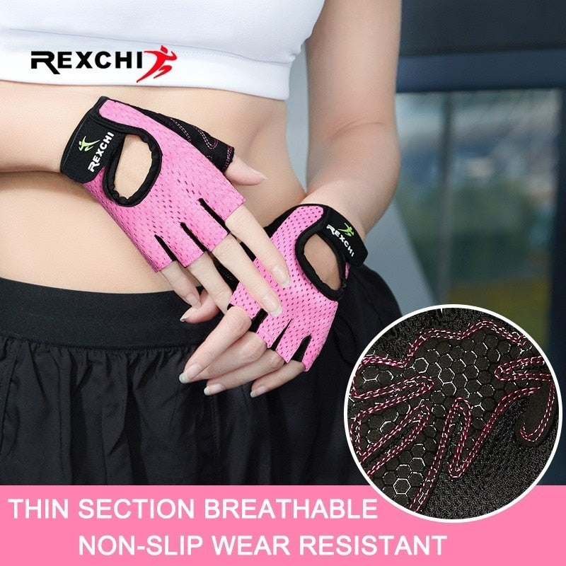 REXCHI Professional Gym Fitness Gloves Power
