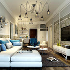Retro Vintage Chandelier Ceiling Spider Light Industrial Pendant Lamp