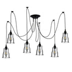 Retro Vintage Chandelier Ceiling Spider Light Industrial Pendant Lamp