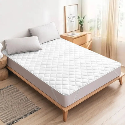 Ultrasonic Mattress Protector Cover Pad Washable Mattress Bed