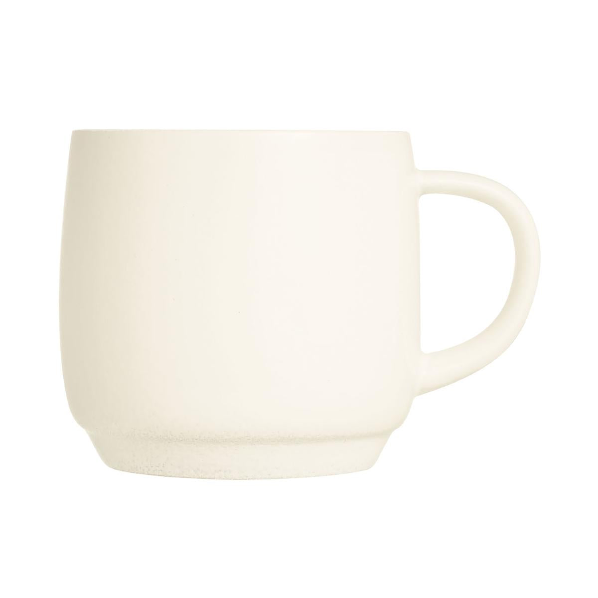 Set of Mugs Arcoroc Intentity Baril Beige Glass 6 Units (190 ml) Main image